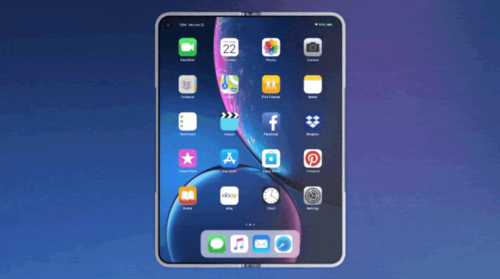 L'iPhone pliable est composé de deux écrans séparés reliés par une charnière