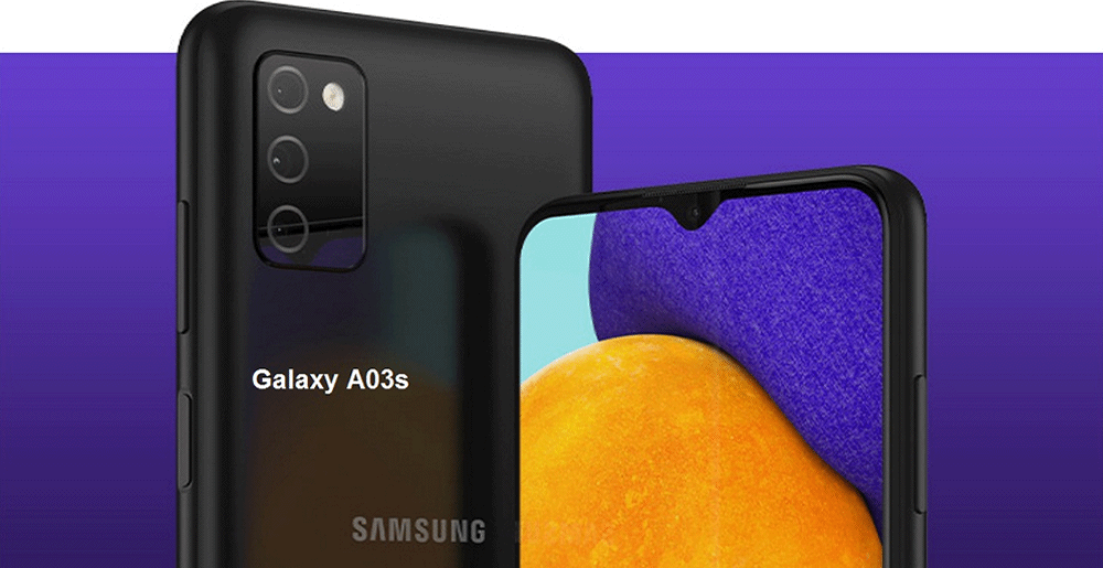 Samsung Galaxy A03s avec le Soc Helio P35 et une batterie 5000 mAh
